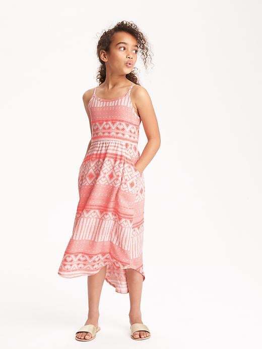 View large product image 1 of 2. Midi Pocket Tank Dress for Girls
