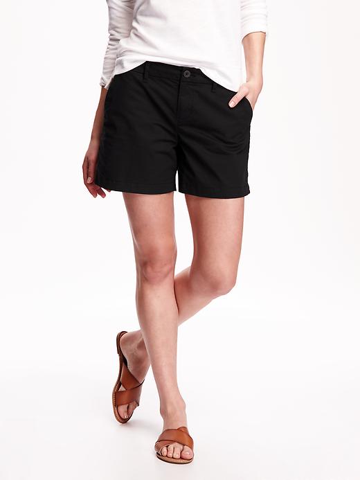 View large product image 1 of 2. Everyday Twill Shorts For Women - 5 inch inseam