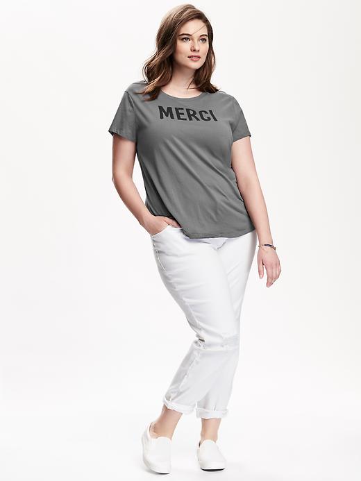 Image number 3 showing, Relaxed Plus-Size Graphic Tee