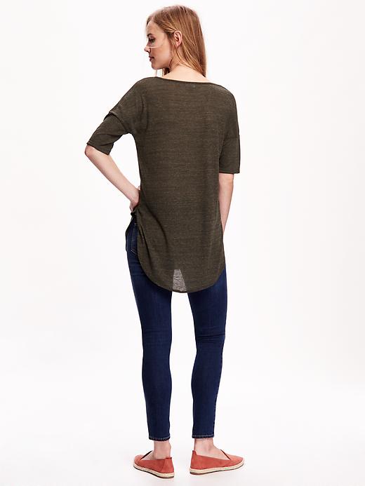 Image number 2 showing, Relaxed Tunic Tee for Women