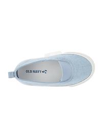 View large product image 4 of 5. Chambray Slip-On Sneakers for Baby