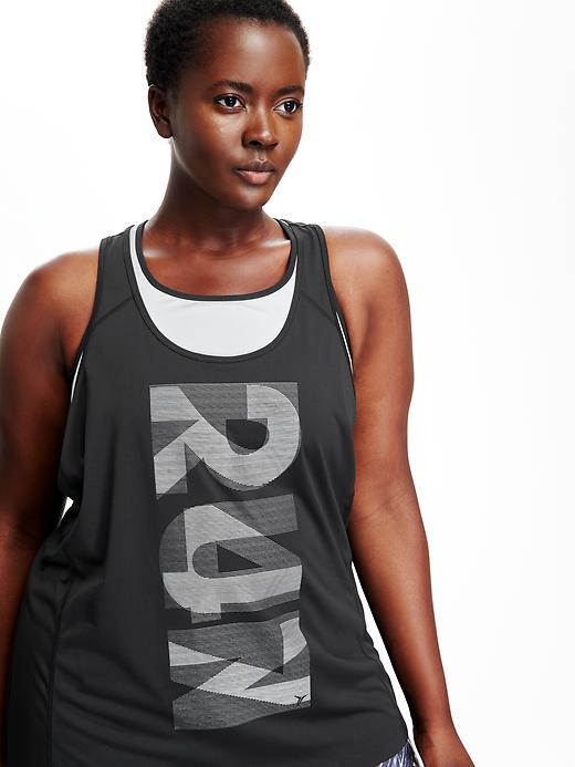 Image number 4 showing, Go-Dry Plus-Size Graphic Tank