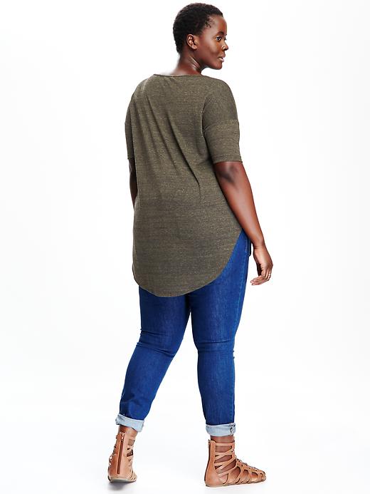 Image number 2 showing, Relaxed Tunic Plus-Size Tee