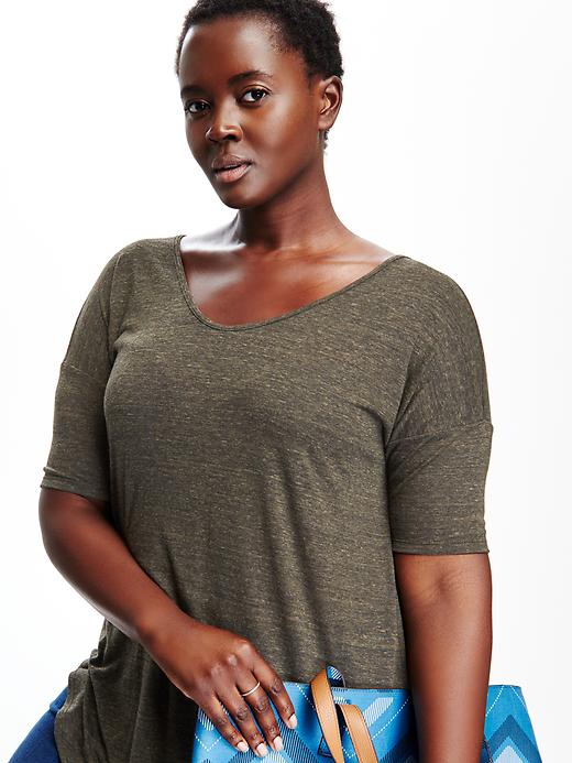 Image number 4 showing, Relaxed Tunic Plus-Size Tee