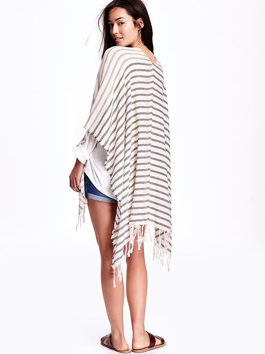 View large product image 2 of 2. Open-Front Poncho for Women
