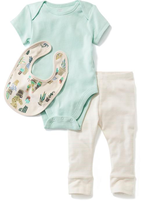 View large product image 1 of 1. 3-Piece Bodysuit Set for Baby