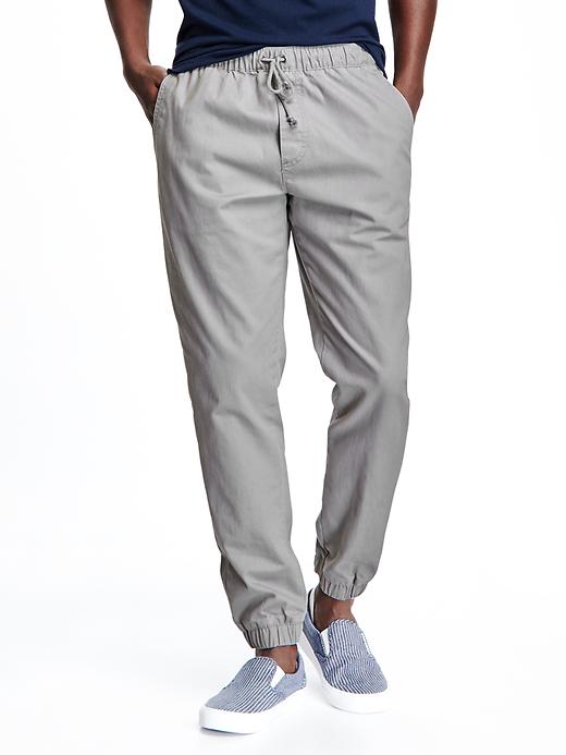 View large product image 1 of 1. Twill Joggers for Men