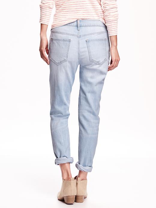 View large product image 2 of 2. Boyfriend Skinny Ankle Jeans