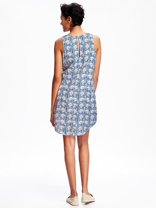 Image number 2 showing, Printed Shift Dress for Women