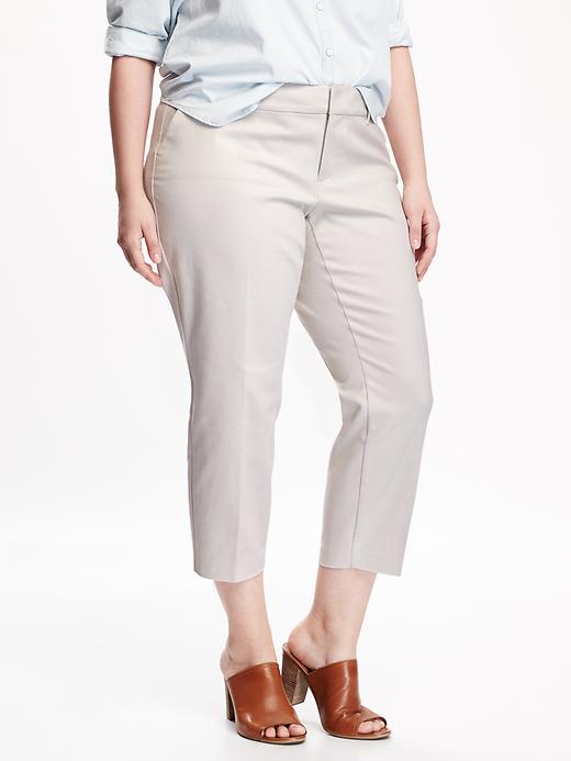 View large product image 1 of 2. Smooth & Slim Plus-Size Harper Pants