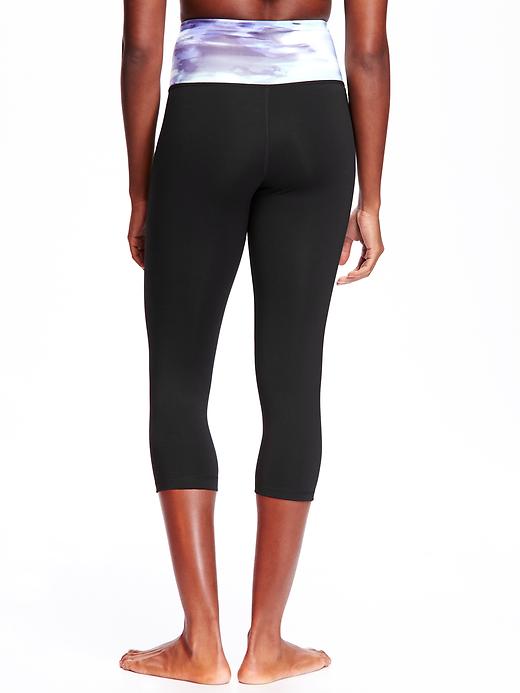 View large product image 2 of 2. Go-Dry Cool High-Rise Compression Crops for Women