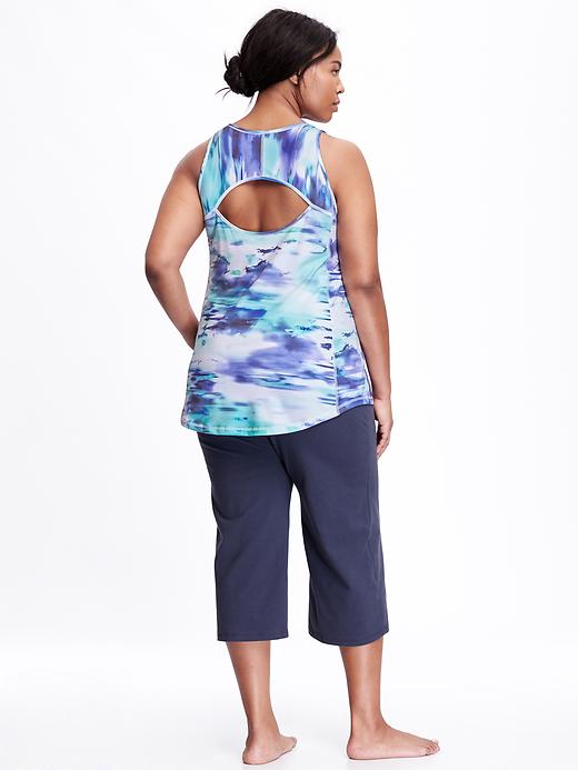 Image number 2 showing, Printed Go-Dry Plus-Size Tanks