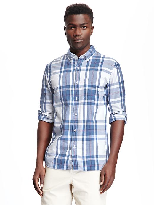 Image number 1 showing, Regular-Fit Soft-Washed Classic Shirt For Men