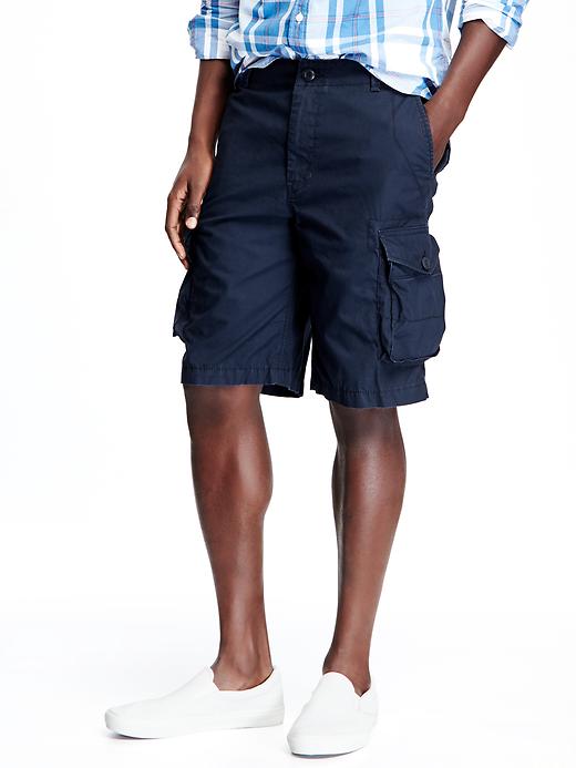 View large product image 1 of 1. Twill Cargo Shorts for Men (10 3/4")