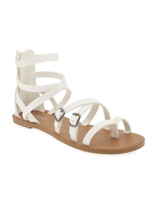 View large product image 1 of 4. Multi-Buckle Sandal for Girls