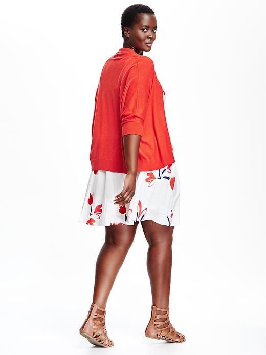 Image number 2 showing, Open-Front Plus-Size Cardigan