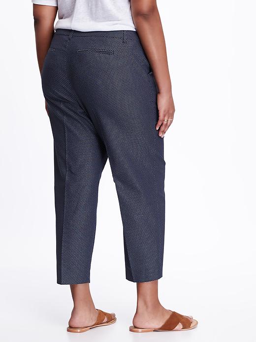View large product image 2 of 2. Mid-Rise Smooth & Slim Plus-Size Harper Pants (27")