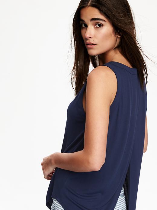 Image number 4 showing, Relaxed Tulip-Back Tank Top