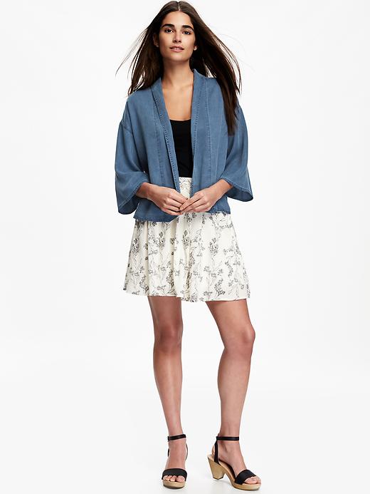 Image number 3 showing, Soft Open-Front Jacket for Women
