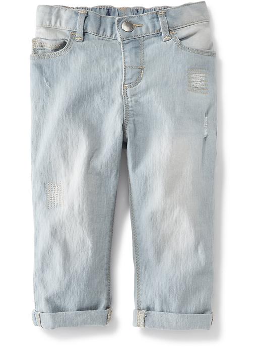 View large product image 1 of 2. Patched Boyfriend Jeans for Toddler