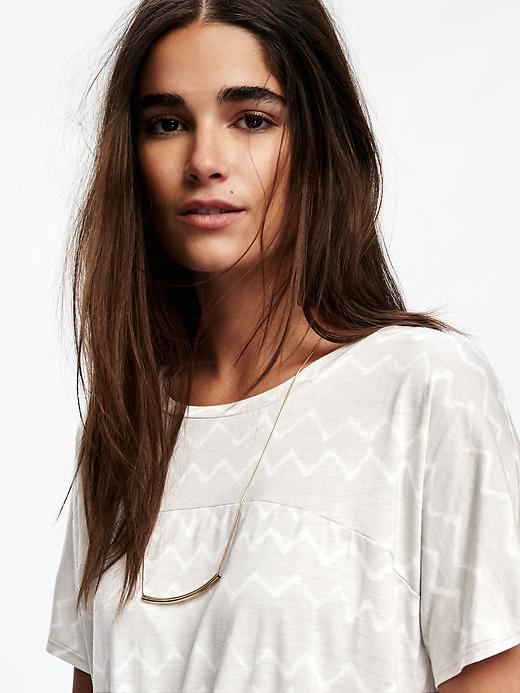 Image number 4 showing, Printed Oversized Top For Women