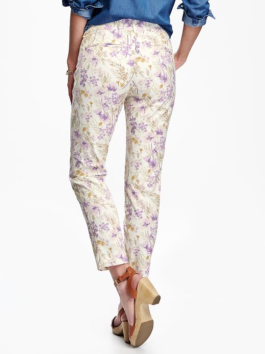View large product image 2 of 2. Patterned Pixie Chinos for Women