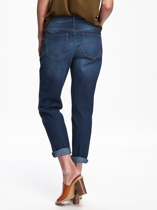View large product image 2 of 3. Boyfriend Eco-Friendly Skinny Cropped Jeans for Women (24")
