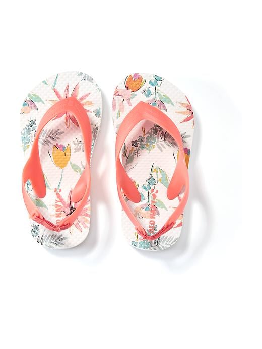 View large product image 1 of 1. Patterned Flip-Flops For Toddler