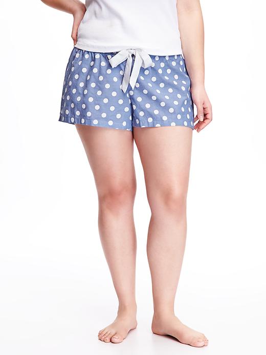 View large product image 1 of 2. Printed Plus-Size Boxers