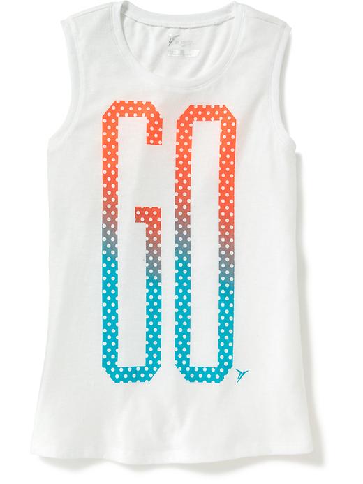 View large product image 1 of 1. Graphic Muscle Tank for Girls