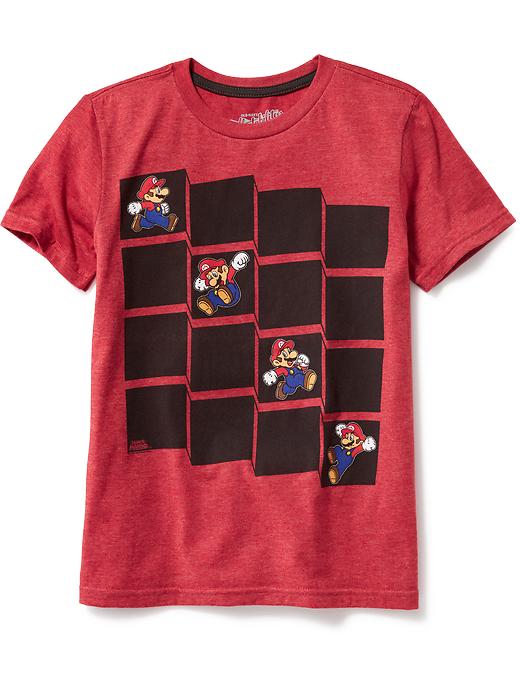 View large product image 1 of 1. Super Mario™ Block Tee for Boys