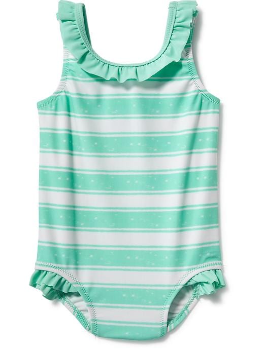 View large product image 1 of 2. Ruffled Swimsuit for Baby
