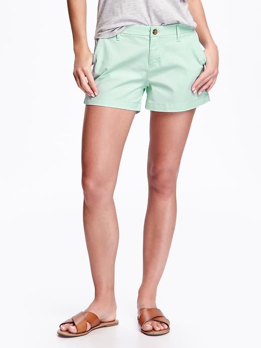 View large product image 1 of 2. Everyday Twill Shorts For Women - 3.5 inch inseam