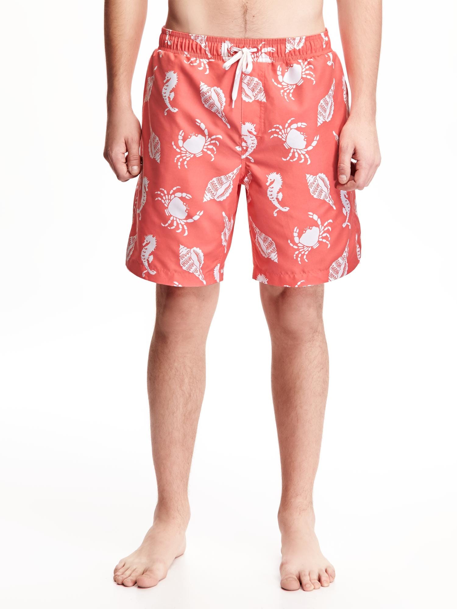 View large product image 1 of 1. Printed Swim Trunks for Men (8")