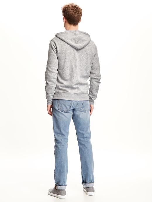 Image number 2 showing, Heathered Zip-Front Hoodie for Men