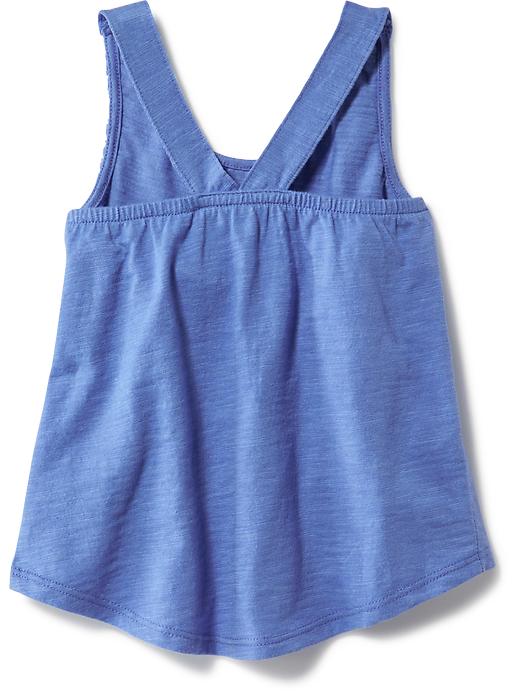 View large product image 2 of 2. A-Line Eyelet Tank for Toddler