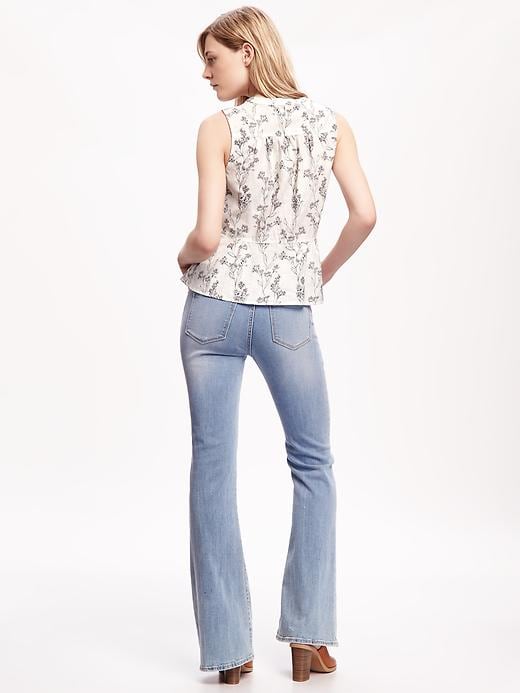 Image number 2 showing, Floral Peplum-Top for Women