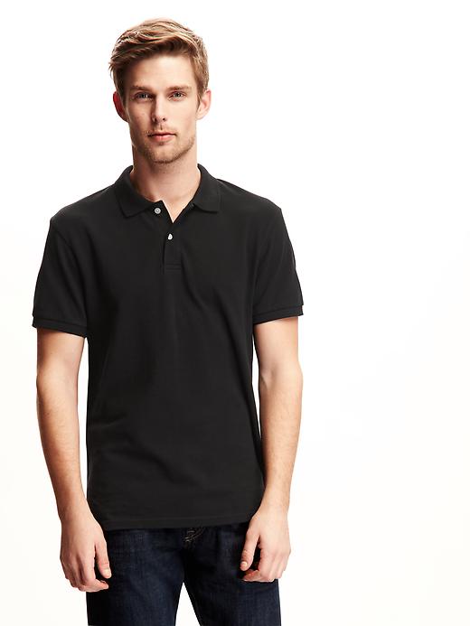 View large product image 1 of 1. Short-Sleeve Pique Polo for Men