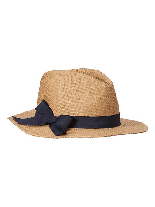 View large product image 1 of 1. Straw Sun Hat for Girls