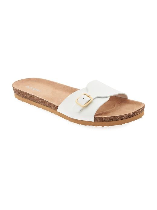 Image number 1 showing, Slip-On Cork Sandals for Women