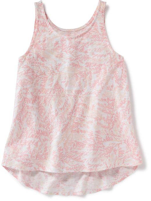 View large product image 1 of 1. Slub-Knit Tank for Girls