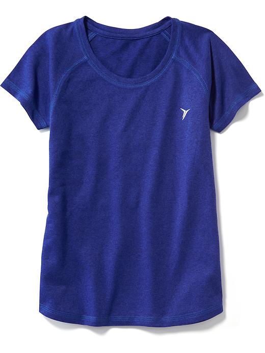 View large product image 2 of 2. Go-Dry Tee for Girls