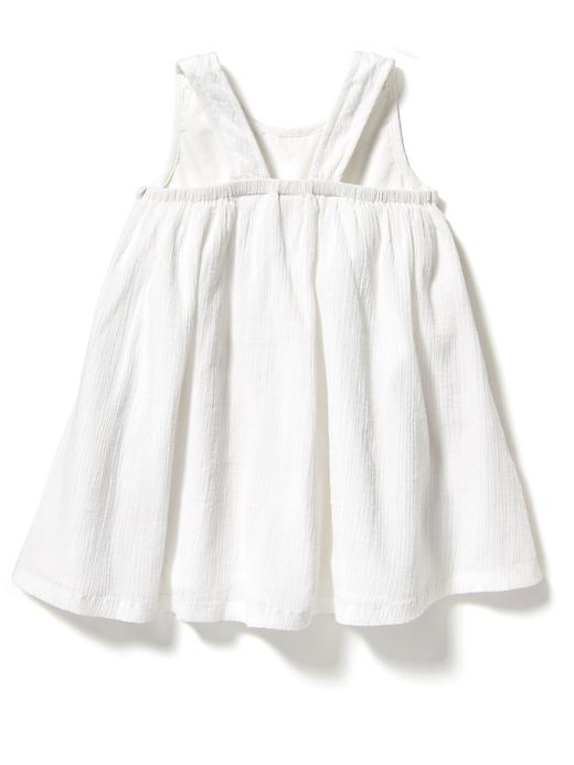 View large product image 2 of 2. Textured Gauze Babydoll Sundress for Baby