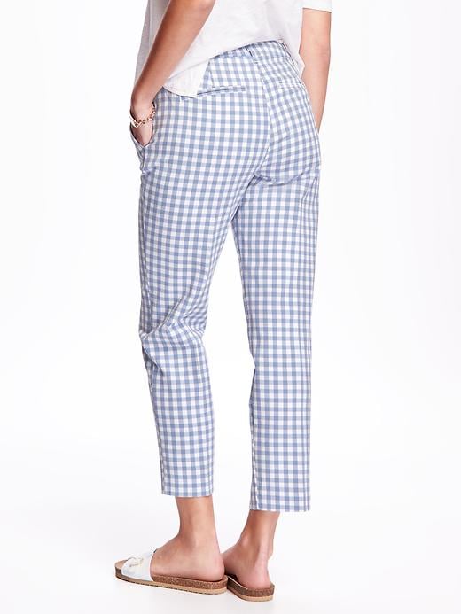 View large product image 2 of 3. Relaxed Mid-Rise Harper Trousers for Women