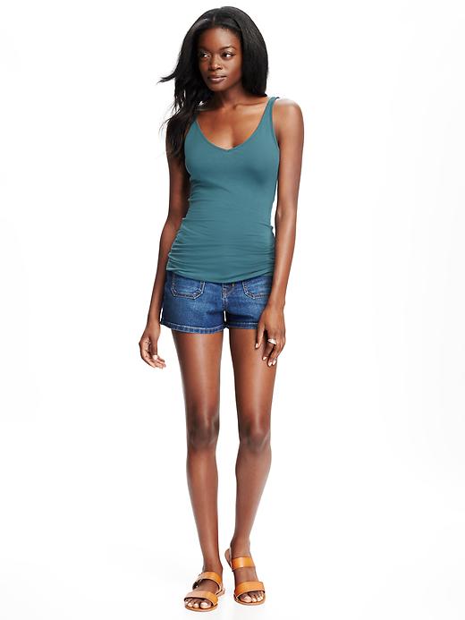 Image number 3 showing, Fitted 2-Way Layering Tank for Women