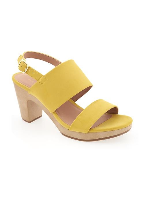 View large product image 1 of 1. Sueded Double-Strap Clogs for Women
