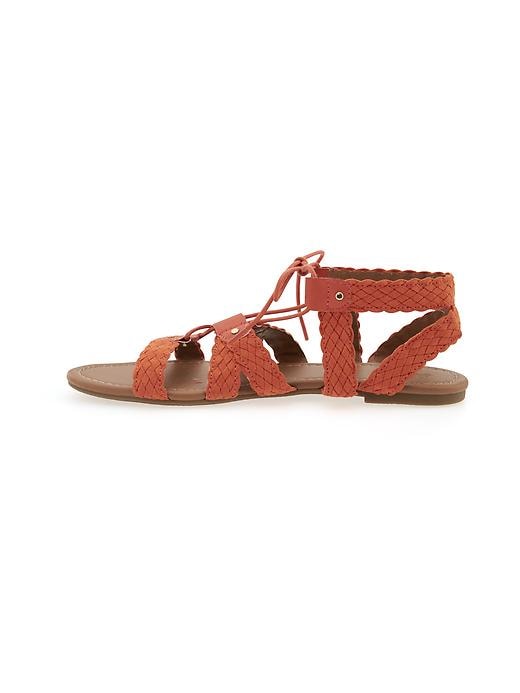 Image number 2 showing, Braided Gladiator Sandals for Women