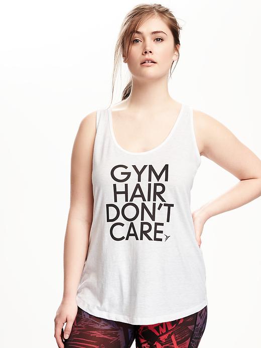 View large product image 1 of 1. Graphic Plus-Size Tank