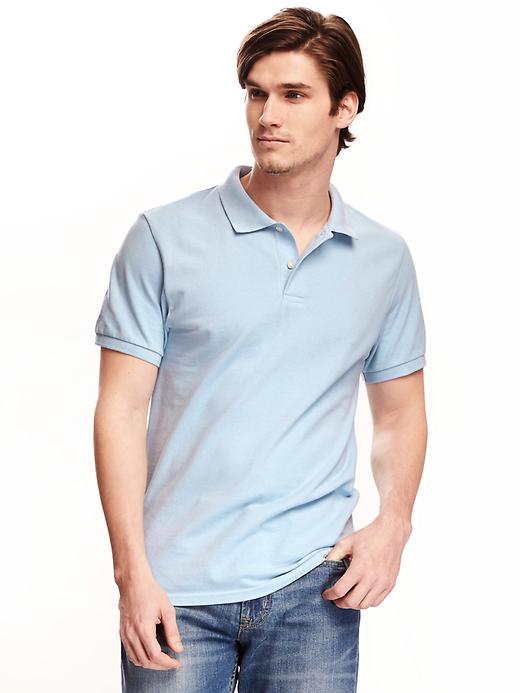 View large product image 1 of 5. Short-Sleeve Pique Polo for Men