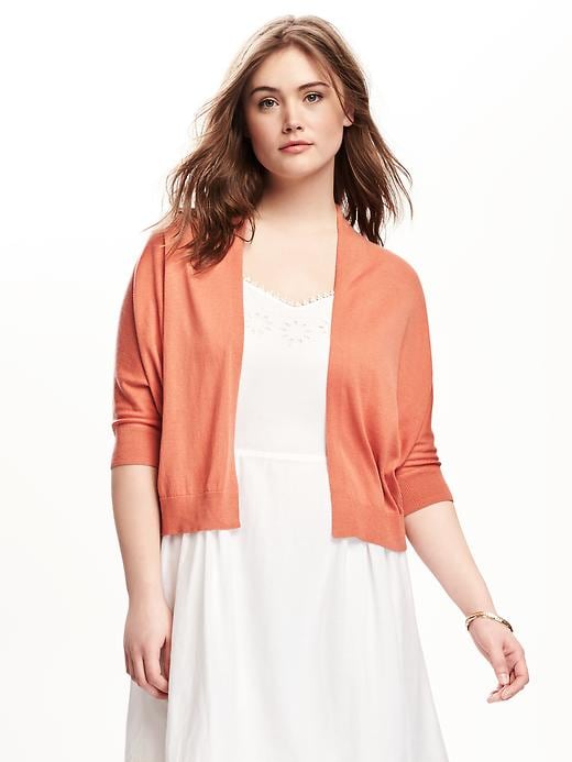 Image number 1 showing, Open-Front Plus-Size Cardigan